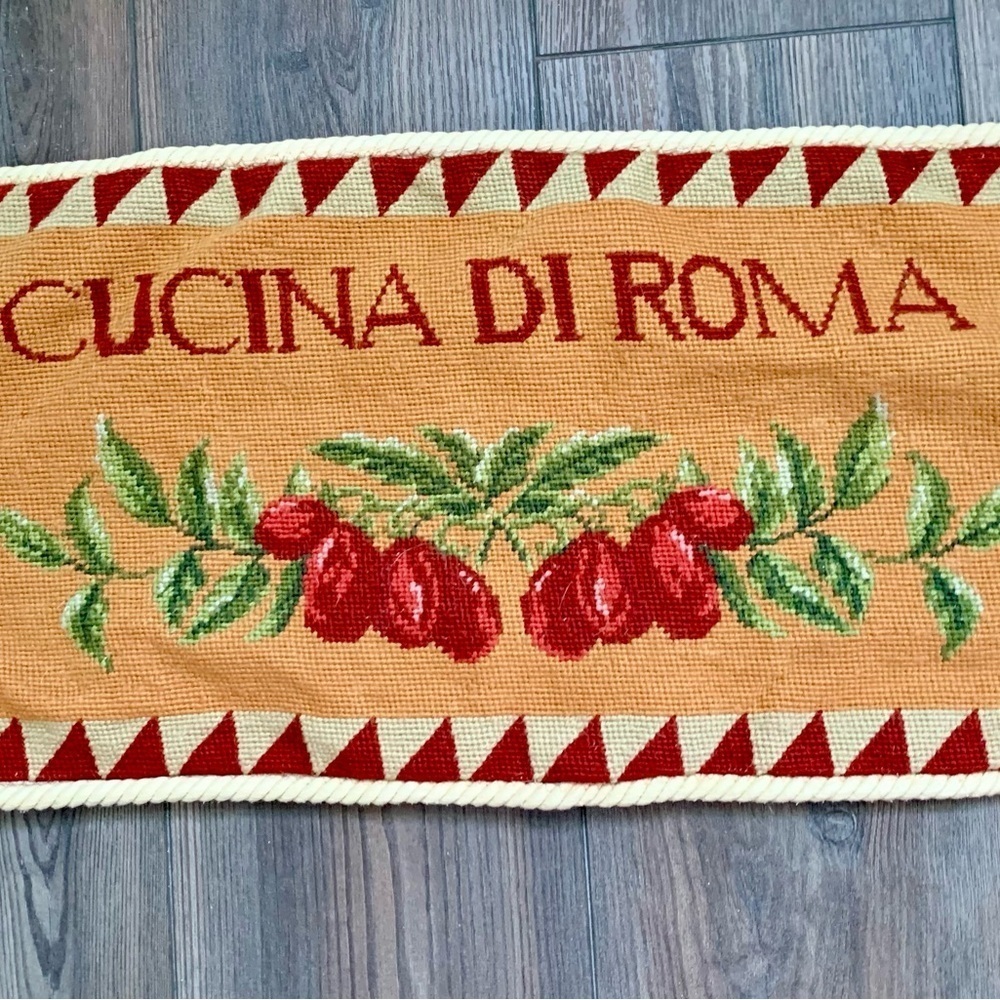 Needlepoint By Hand Pillow Case 12/24”